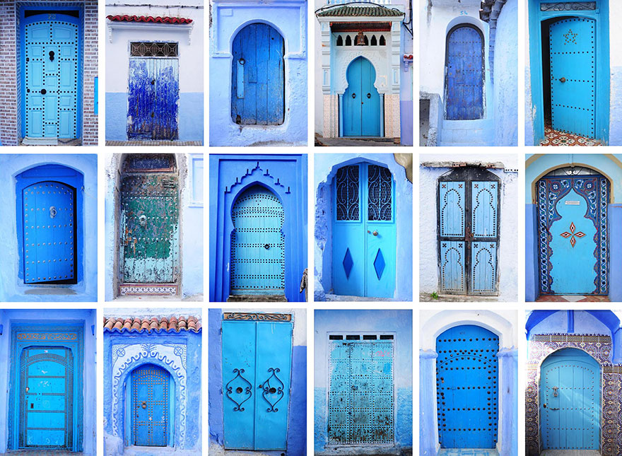 Шефшауэн - старый синий город в Марокко-16