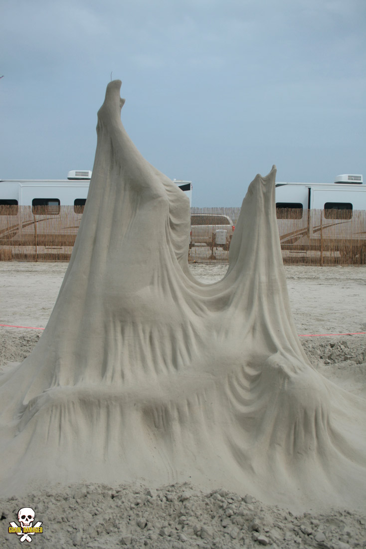 Грандиозные песчаные скульптуры Карла Хара-damon