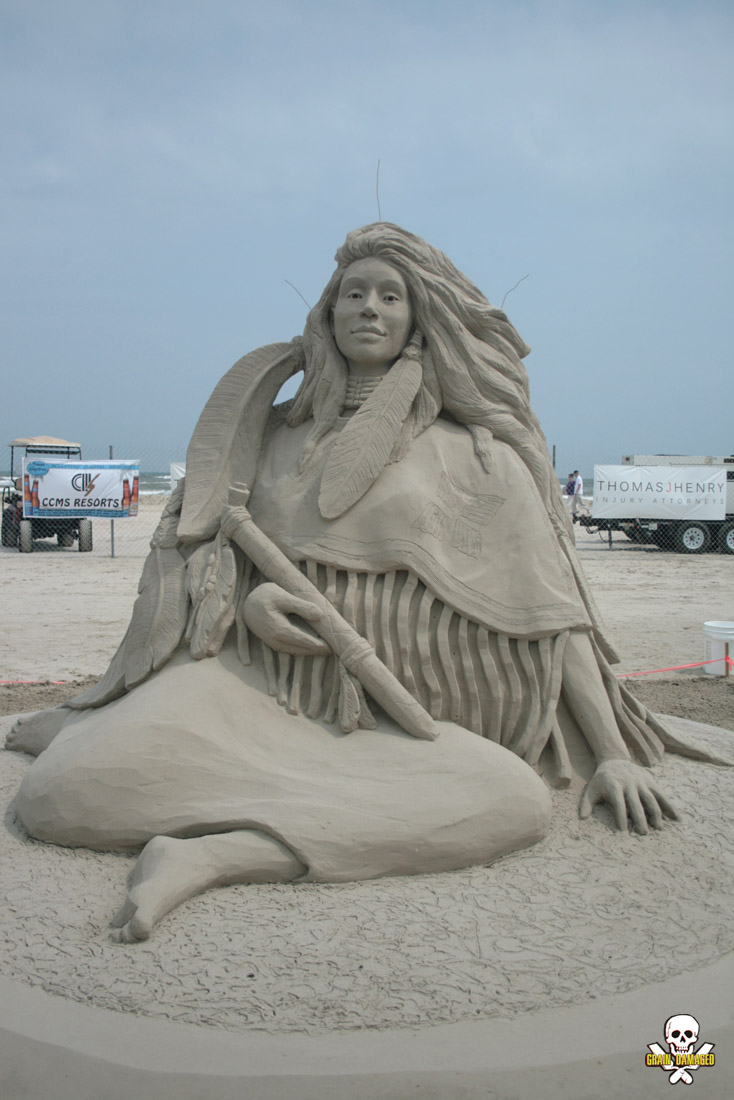 Грандиозные песчаные скульптуры Карла Хара-melineige