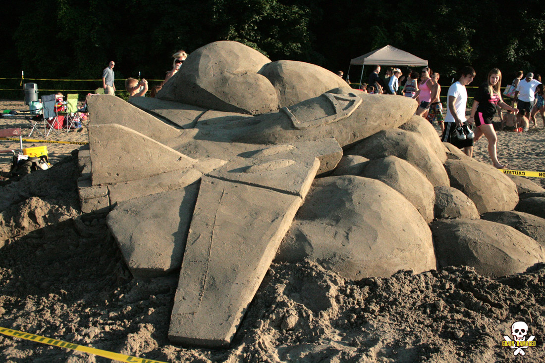 Грандиозные песчаные скульптуры Карла Хара-tomcat