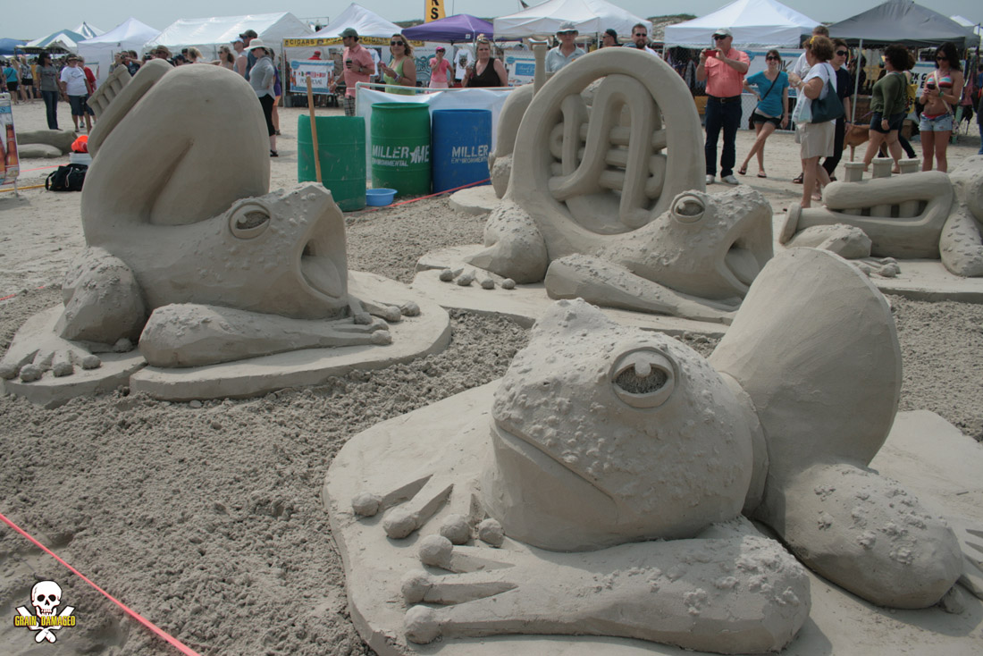 Грандиозные песчаные скульптуры Карла Хара-morgan