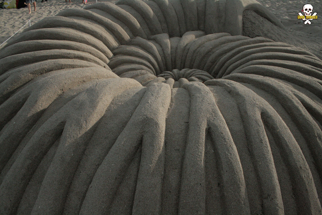 Грандиозные песчаные скульптуры Карла Хара-ammonite