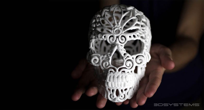 3D-сахар отпечатанный на принтере ChefJet
