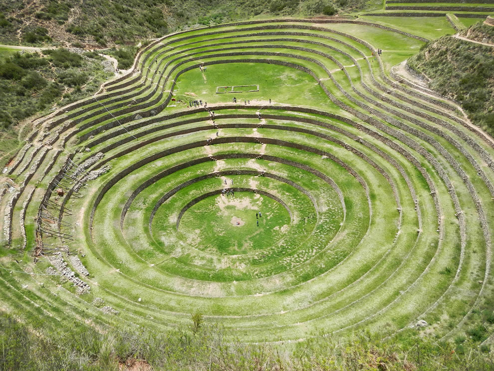Inca terraces of Moray, Peru