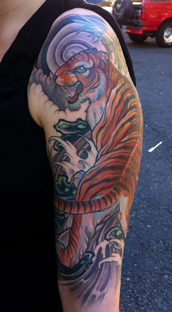 Символика татуировки тигр