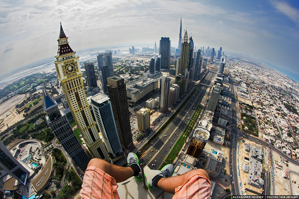 Потрясающие фотографии Дубая сверху