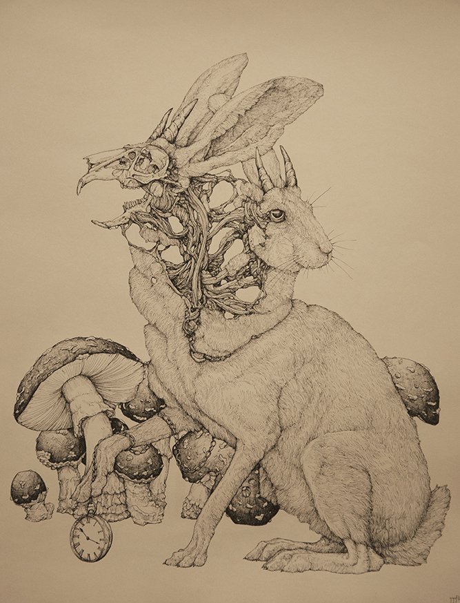 Необычные образы животных в рисунках Лорена Маркса