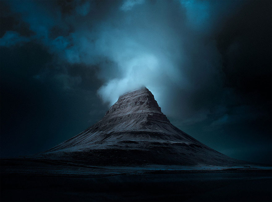 Голубая Исландия: потрясающие инфракрасные фотографии исландских пейзажей-6