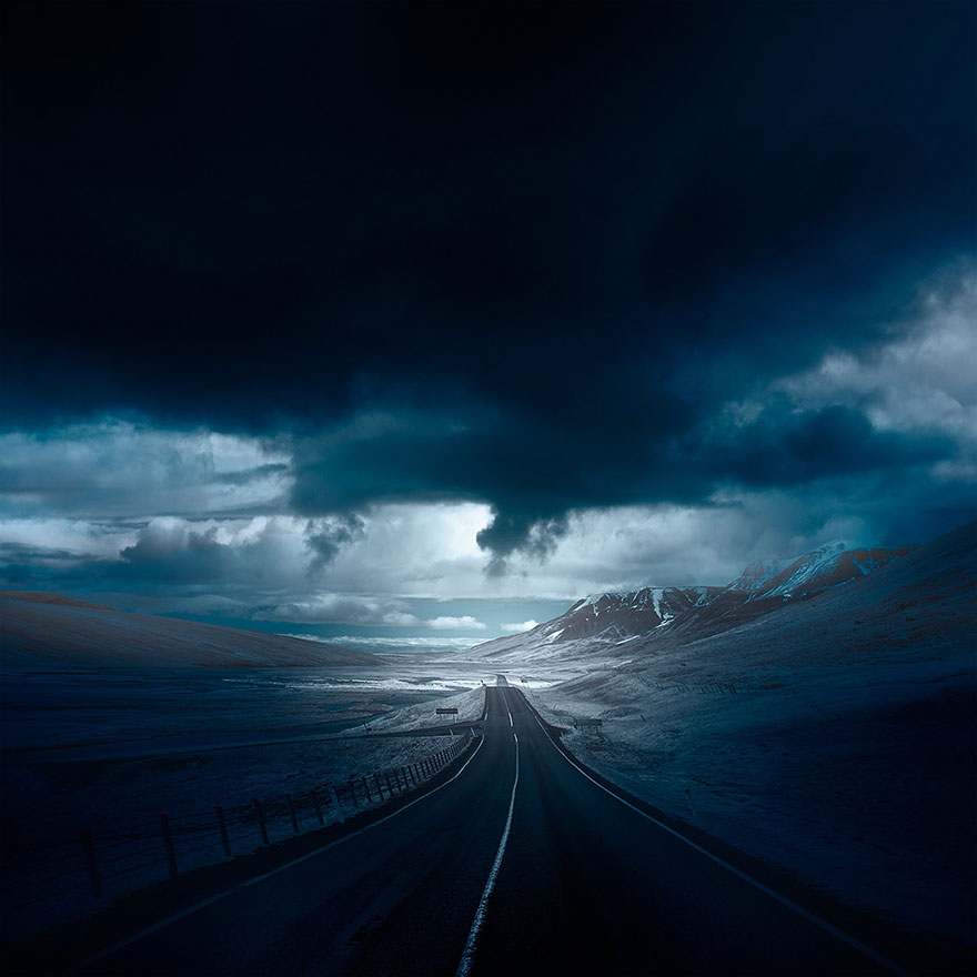 Голубая Исландия: потрясающие инфракрасные фотографии исландских пейзажей-11