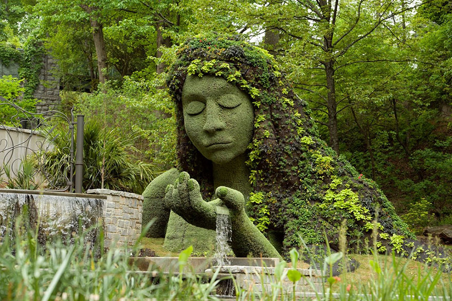 Гигантские скульптуры на выставке в Ботаническом саду Атланты-4