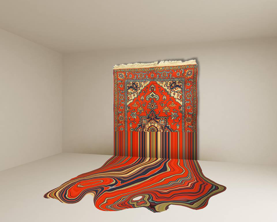 Новый взгляд на персидские ковры от художника Фаига Ахмеда