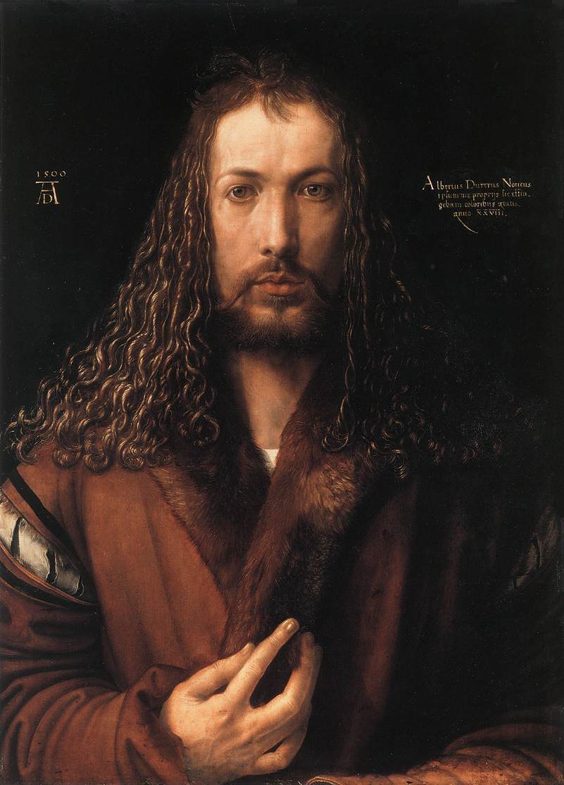 Альбрехт Дюрер, «Автопортрет в меховом манто» или «Автопортрет в образе Христа», 1500