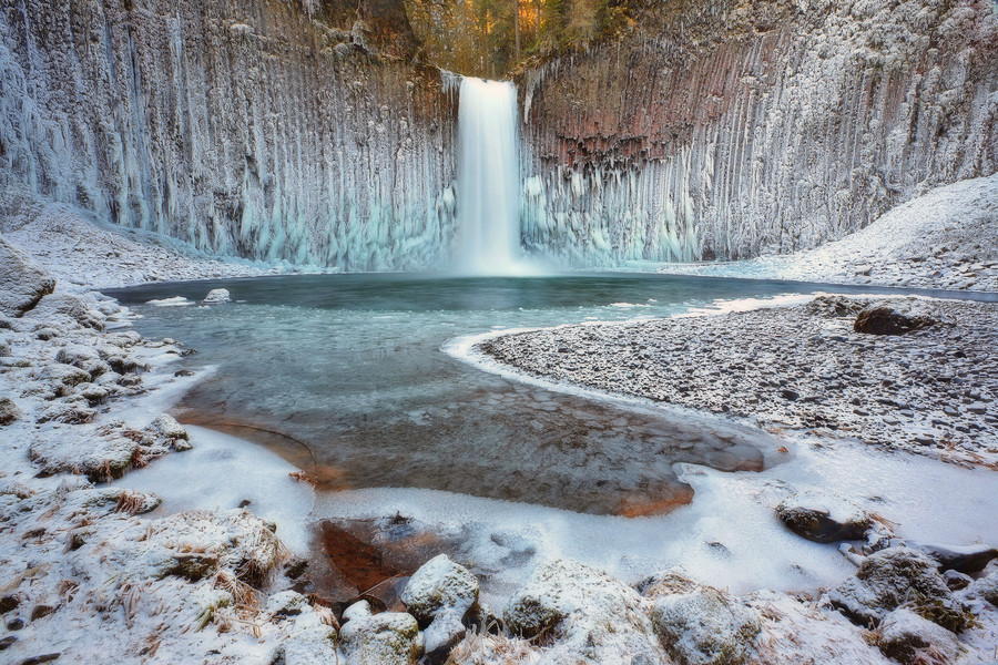 фотографии замороженных водопадов