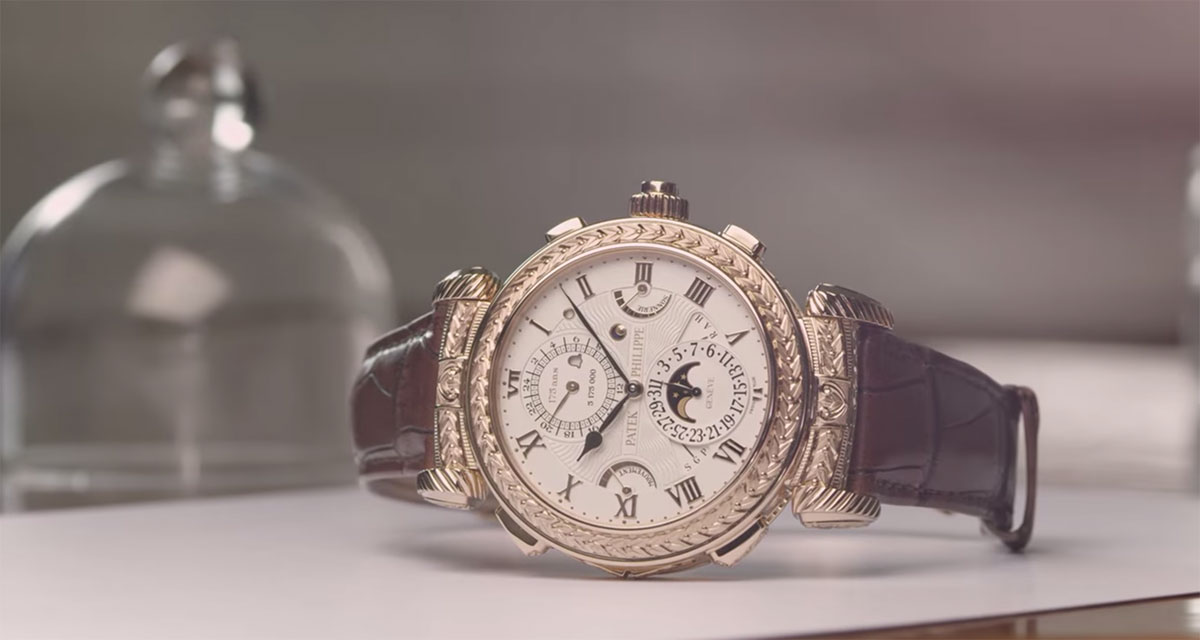 Как создают элитные швейцарские часы Patek Philippe - видео