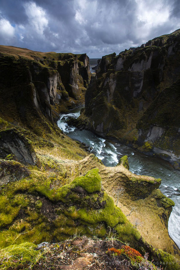 Фьядрарглйуфур - каньон в Исландии