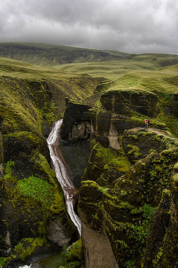 каньон в Исландии
