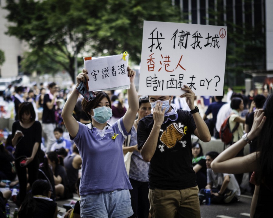 «Зонтичная революция» - фоторепортаж из Гонконга - 40 снимков