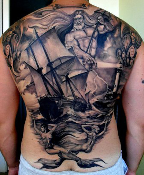 Татуировки кораблей - 40 идей тату