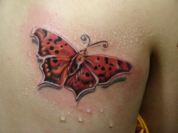 35 реалистичных 3D татуировок с бабочками