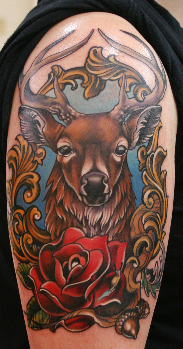 Татуировки оленей - 45 воодушевляющих идей