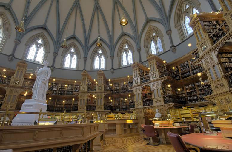 Библиотека парламента Канады, Оттава, Канада