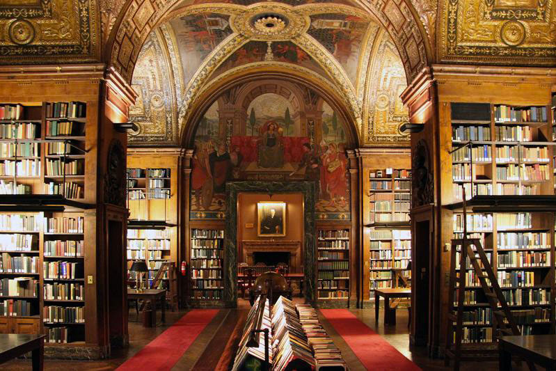 Библиотека University Club в Нью-Йорке, США