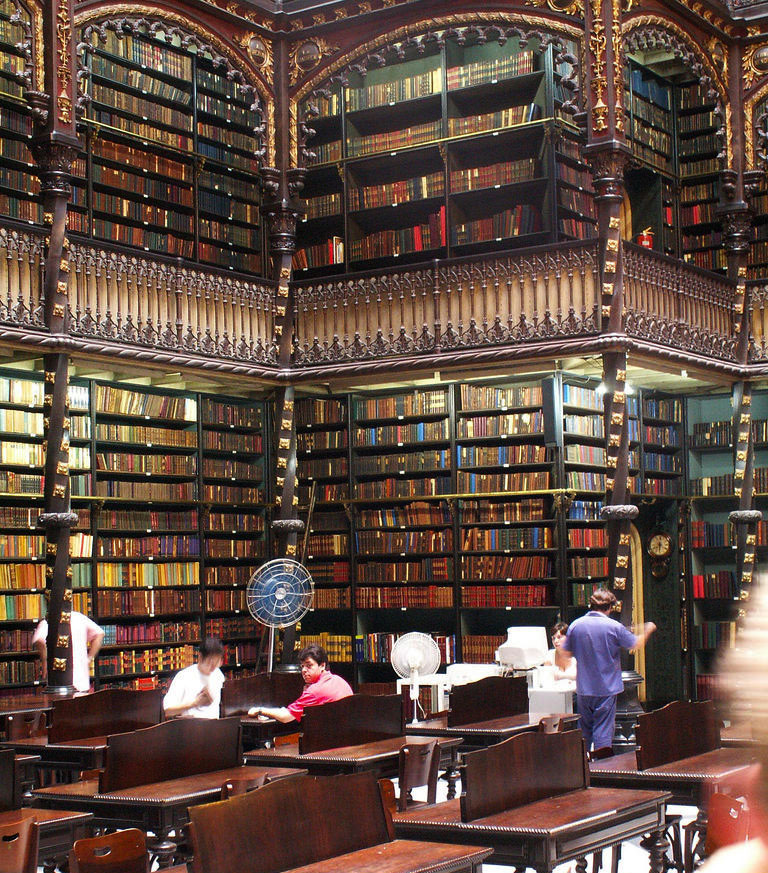 Библиотека Португальская комната чтения, Рио-де-Жанейро, Бразилия