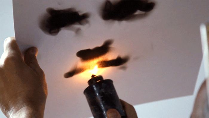 Artist Steve Spazuk Paints with Fire