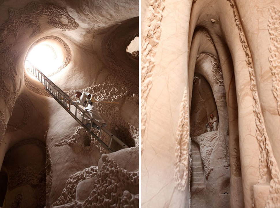 Этот усердный художник 25 лет в одиночку роет колоссальные пещеры12