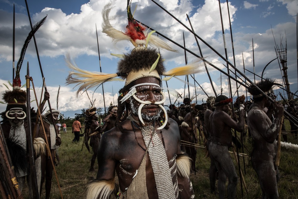 Племена папуасов - фоторепортаж из долины Балием - 15