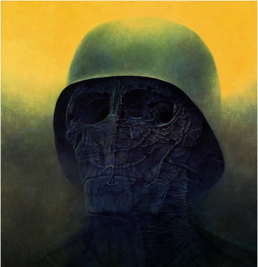 Сюрреалистические утопии в картинах Здзислава Бексиньского