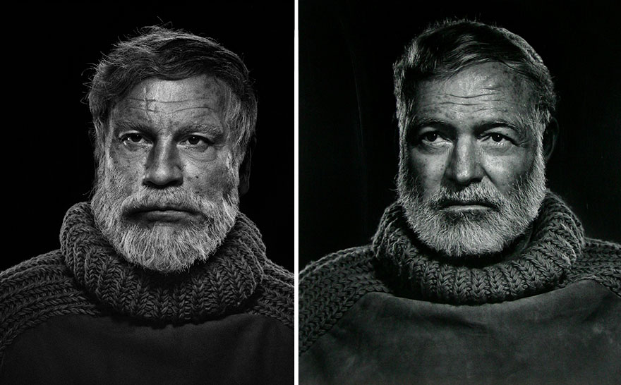 Джон Малкович и Сандро Миллер воссоздали серию знаменитых портретов-8