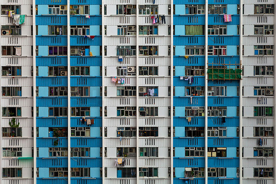 Красота в архитектурной монотонности Гонконга. Фотограф Питер Стюарт-11