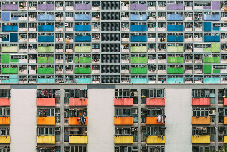 Красота в архитектурной монотонности Гонконга. Фотограф Питер Стюарт-10