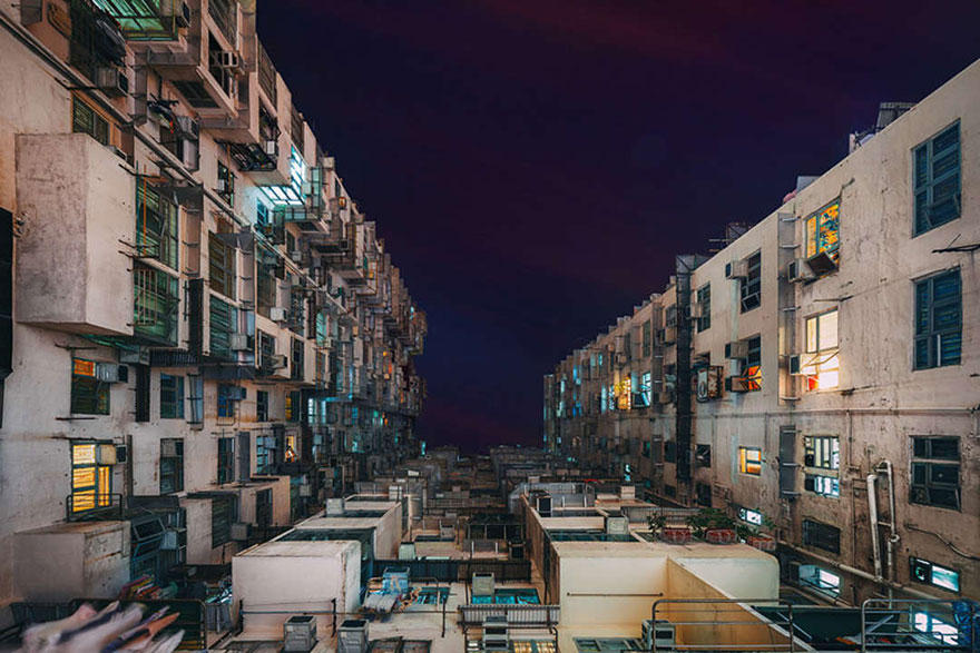 Красота в архитектурной монотонности Гонконга. Фотограф Питер Стюарт-4