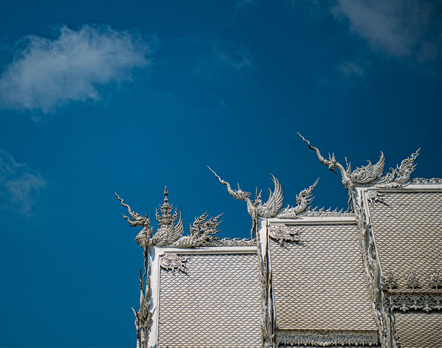 Белый храм в Таиланде-22