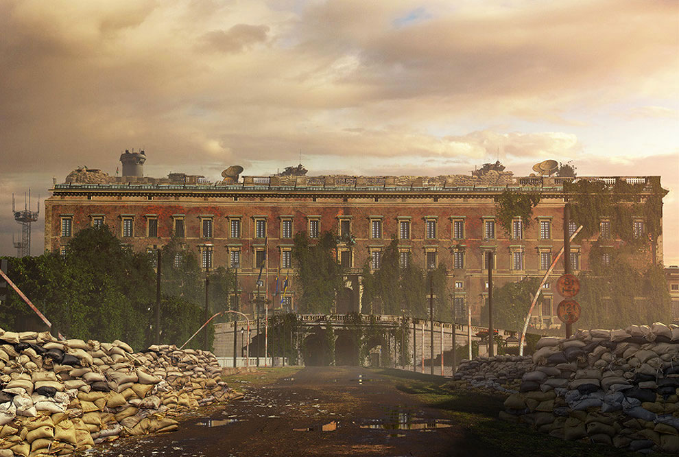 После апокалипсиса - Королевский дворец в Стокгольме, Швеция