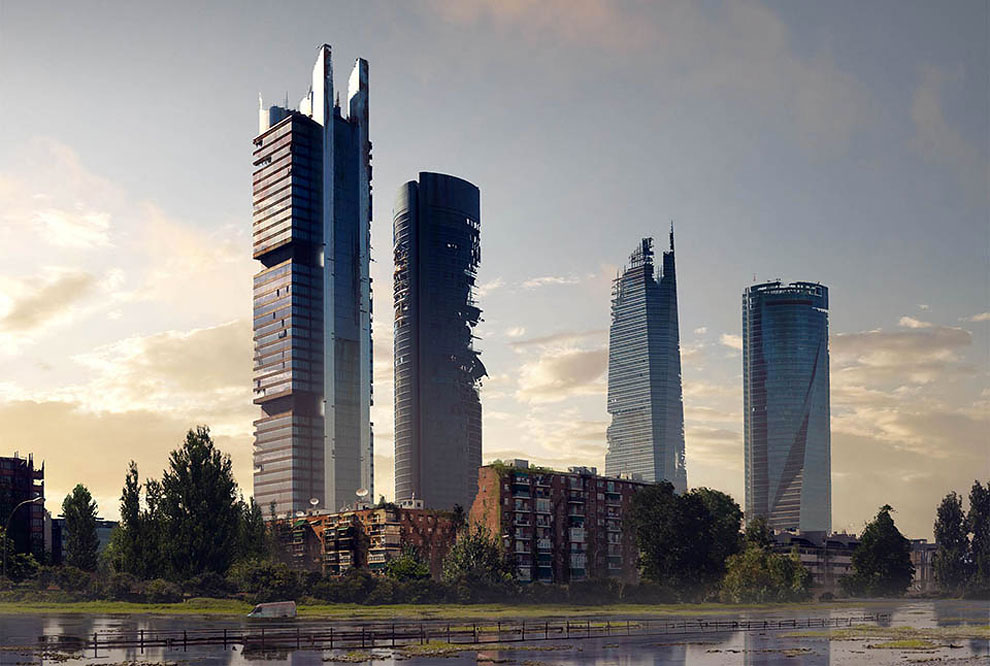 После апокалипсиса - Деловой центр «Четыре башни» (Куатро-Торрес), Мадрид, Испания