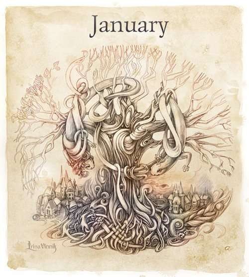 calendar drawings and illustrations