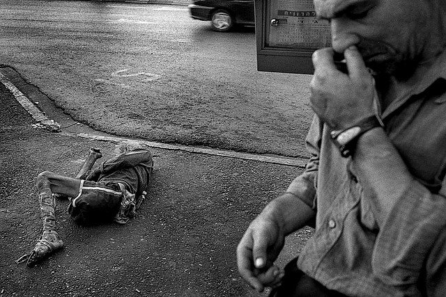 Исключительные моменты в уличной фотографии - черно-белая коллекция - 08