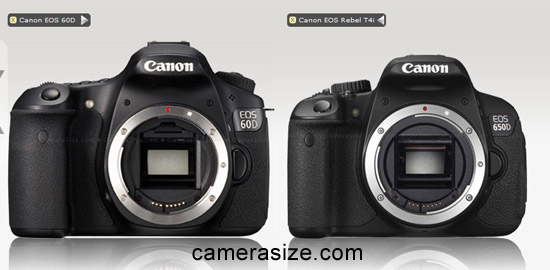 Canon 650D and 60D cameras