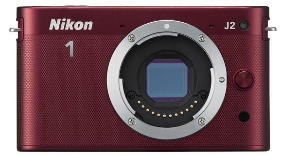 Nikon J2 MILC in Red