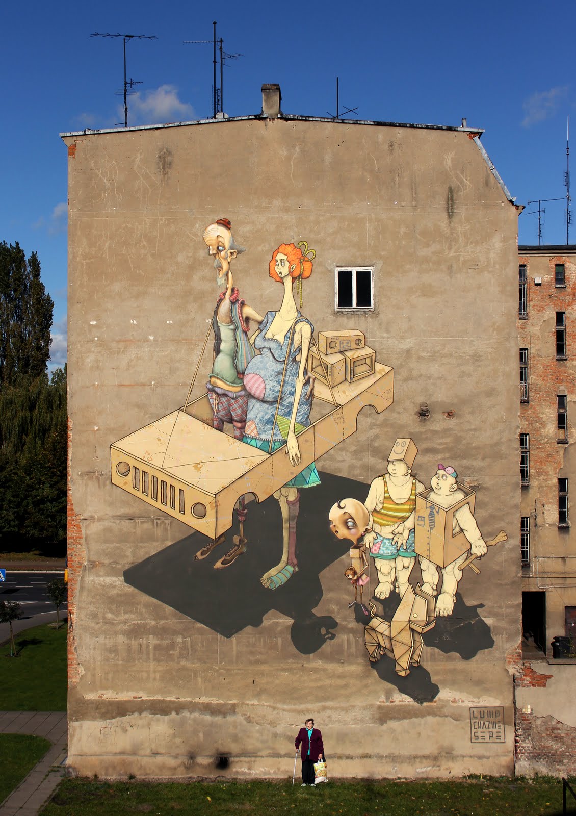 Street Art by Sepe, Lump and Chazme718 in Szczecin, Poland