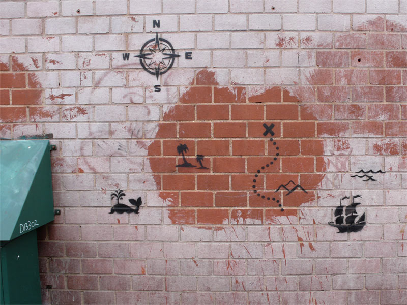 A map – Street Art by Banksy