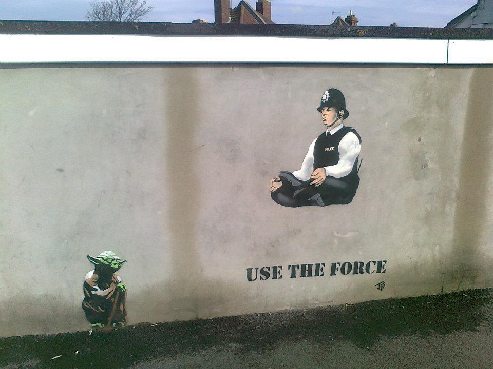 Use The Force – Street art by JPS