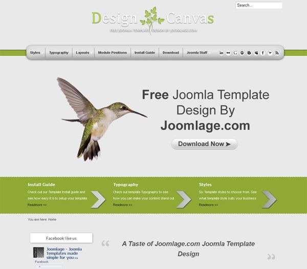 DesignCanvas_portfolio_joomla_template