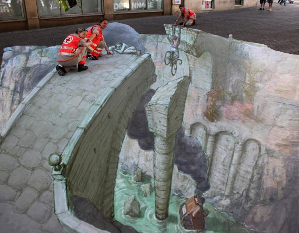 Грандиозный стрит-арт в формате 3D от Эдуардо Relero