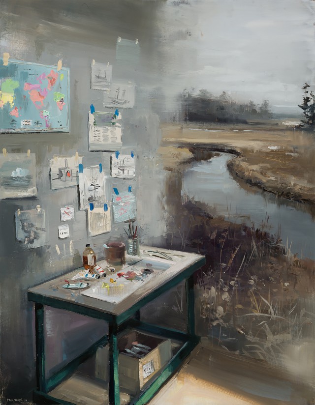 Интерьеры, соединённые с пейзажами в картинах Джереми Миранда
