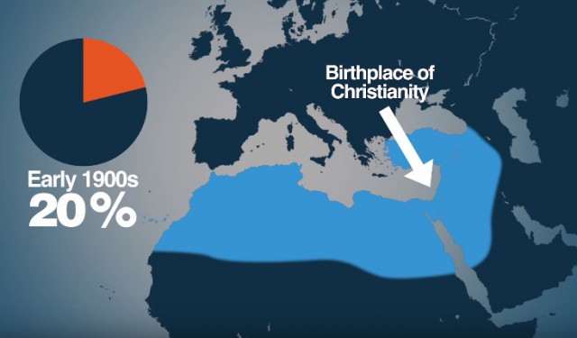 Как за последние 50 лет в большинстве мусульманских стран практически истребили христианство