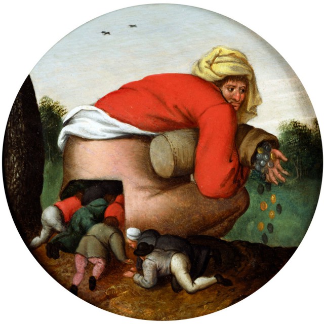 «Льстецы» Питера Брейгеля Младшего, 1592 год